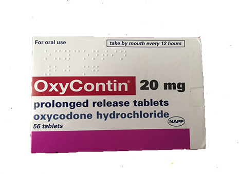 OxyContin 20mg, 40mg, 120mg prolonged release tablets